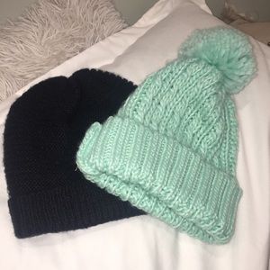 Two beanies!